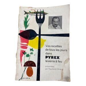 Vintage French PYREX Everyday Recipe Cook Booklet 1961 Retro Kitchen Collectible